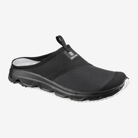 Salomon RX SLIDE 4.0 Mens Slippers Black UK KOYJ